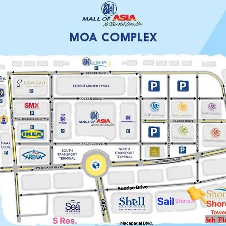 Mall Of Asia Condo With Balcony Facing Pool @ Shore2 Manila Exterior photo