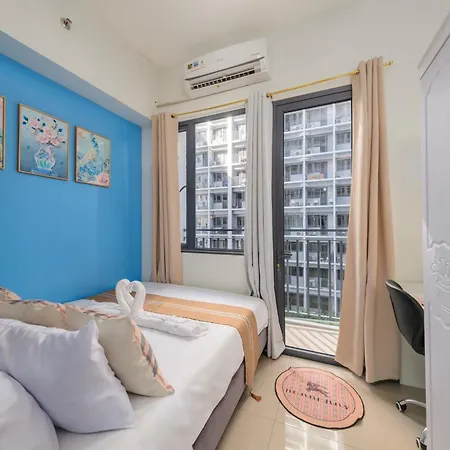 Mall Of Asia Condo With Balcony Facing Pool @ Shore2 Manila Exterior photo